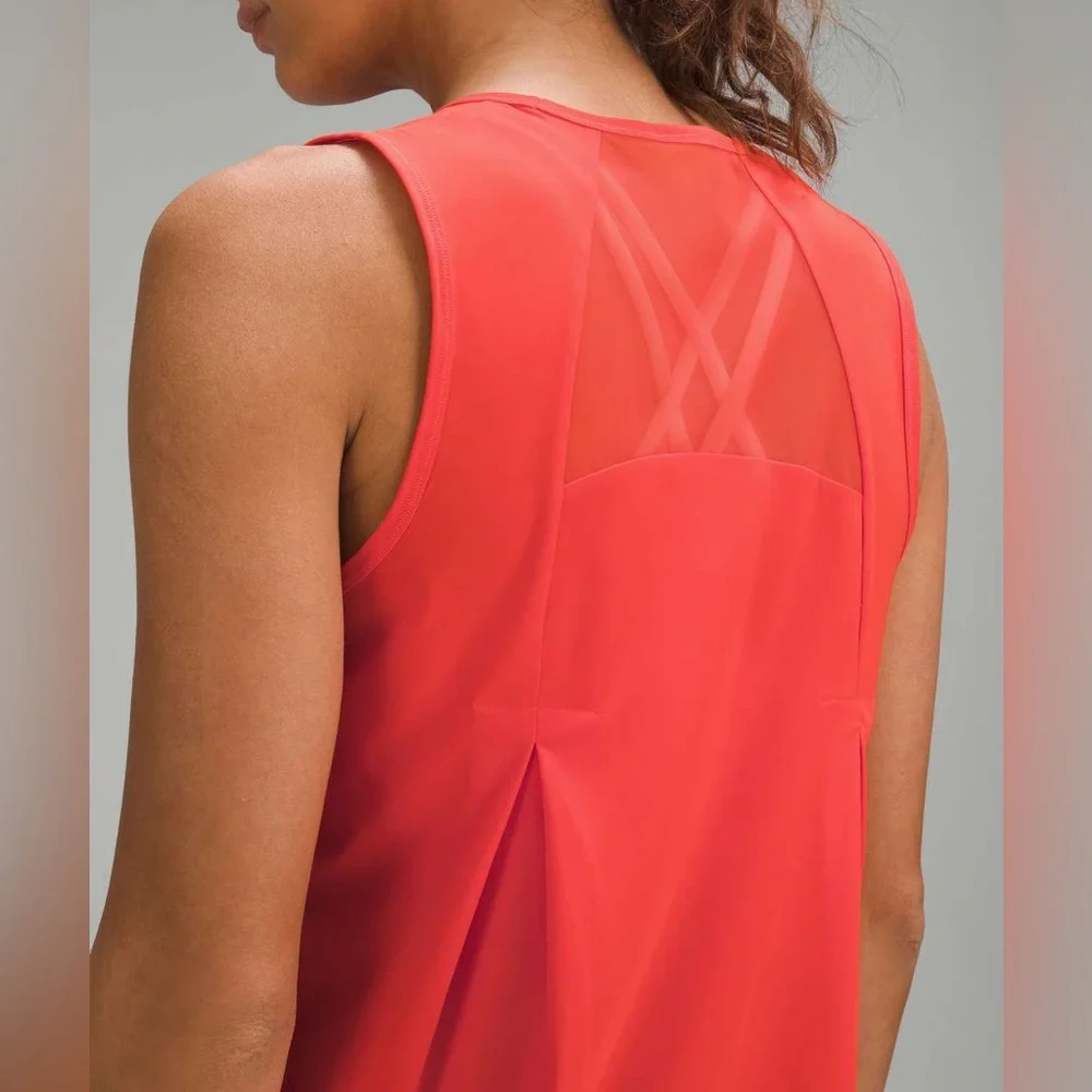 Lululemon Sculpt Tank Top in Solar Orange Sz 8 - Picture 3 of 11
